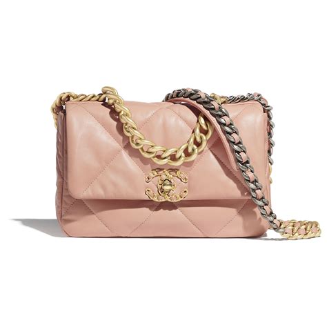 chanel 19 bag pink|Chanel 19 shopping bag.